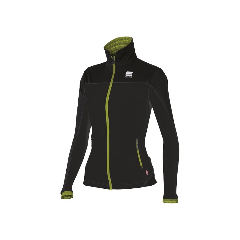 женская лыжная куртка Sportful Split WS, чёрная